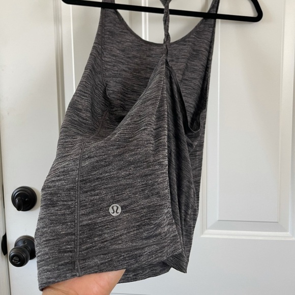 Lululemon charcoal gray tank - Picture 3 of 3